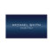 Custom Monogram Dark Blue Stainless Steel Metal