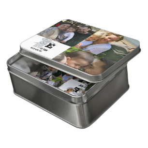 Custom monogram E is for cute colorful Elephant Jigsaw Puzzle