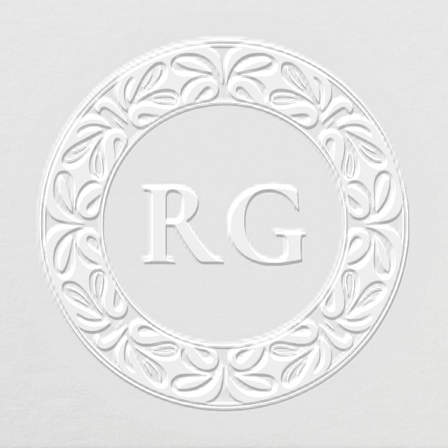 Custom Monogram Embosser Seal (Design)