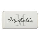 Custom monogram eraser | party favor ideas
