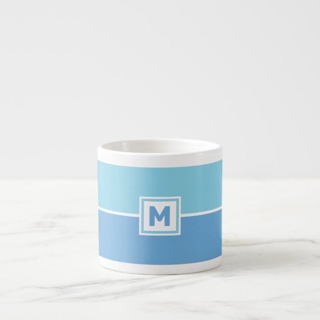 Custom Monogram Espresso Cup (Front)