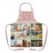 Custom Monogram Family Photo Collage Dusty Pink