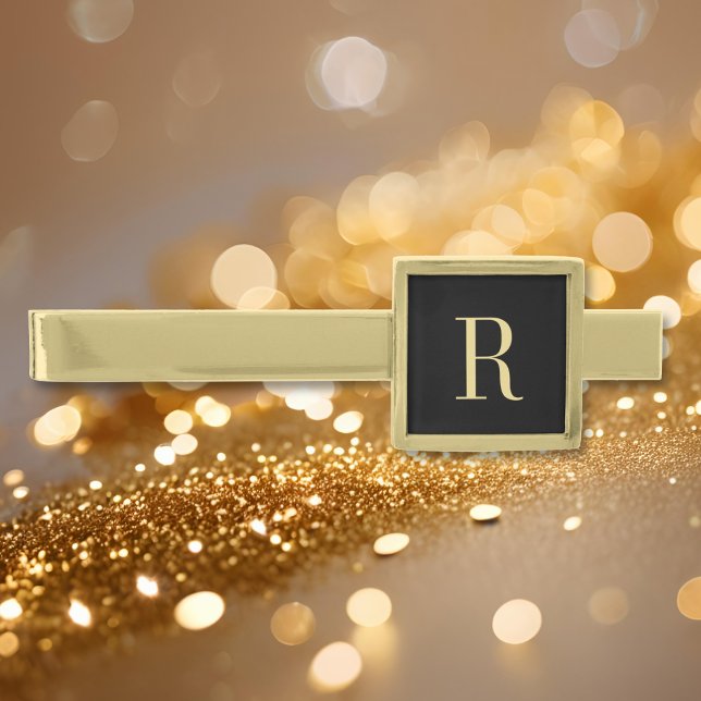 Custom Monogram Fathers Day Wedding Tie Bar Clip (Custom Monogram Fathers Day Wedding Tie Bar Clip)