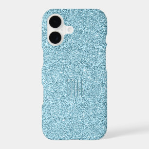 Custom Monogram Faux Glitter Bling iPhone 17 Case
