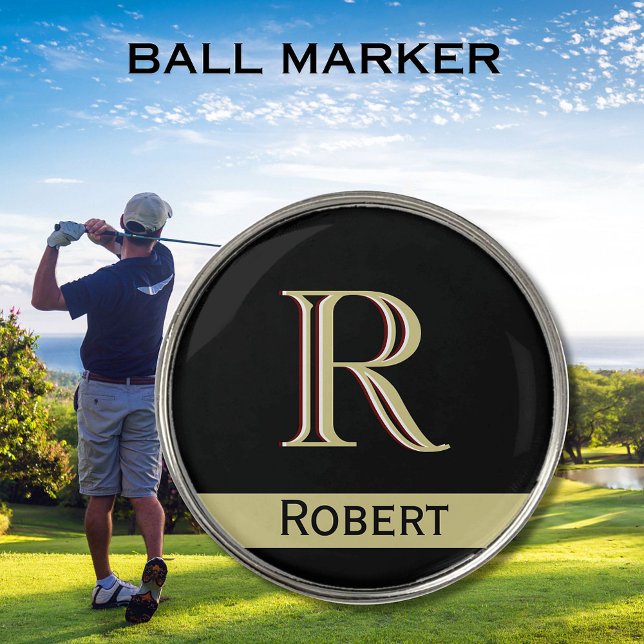 Custom Monogram First Name Ball Marker  (Creator Uploaded)