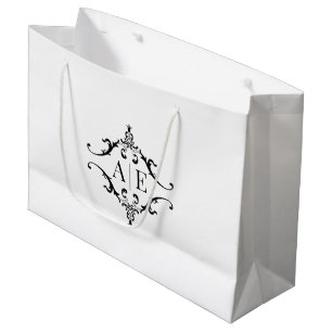 Custom Monogram Gift Bags for VIP Wedding Guests