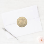 Custom Monogram Gold Glam Seal (Envelope)