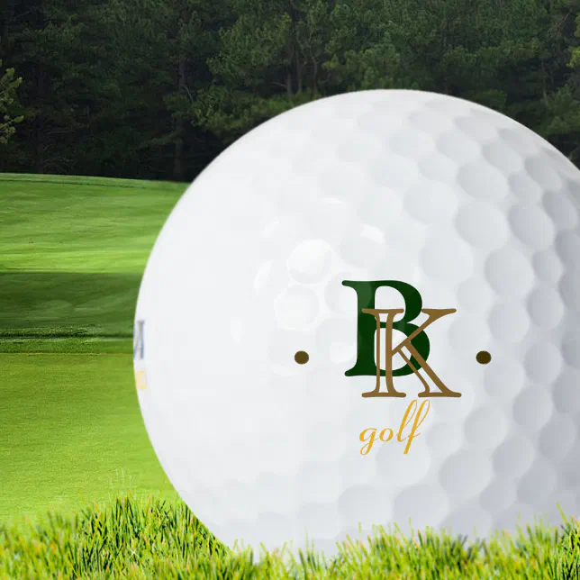 custom monogram golf balls Zazzle