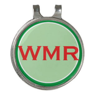Custom Monogram Golf Marker Hat Clip