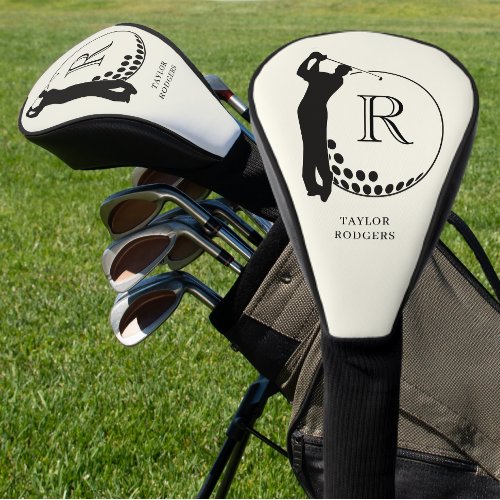 Custom Monogram Golf Swing Golf Head Cover
