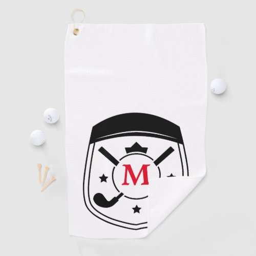 Custom Monogram Golf Towel