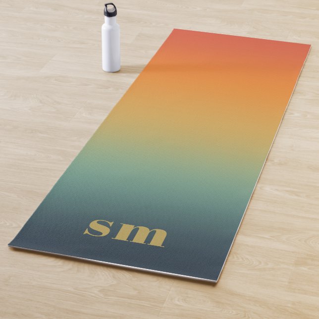 Custom Monogram Gradient Yoga Mat (In Situ)
