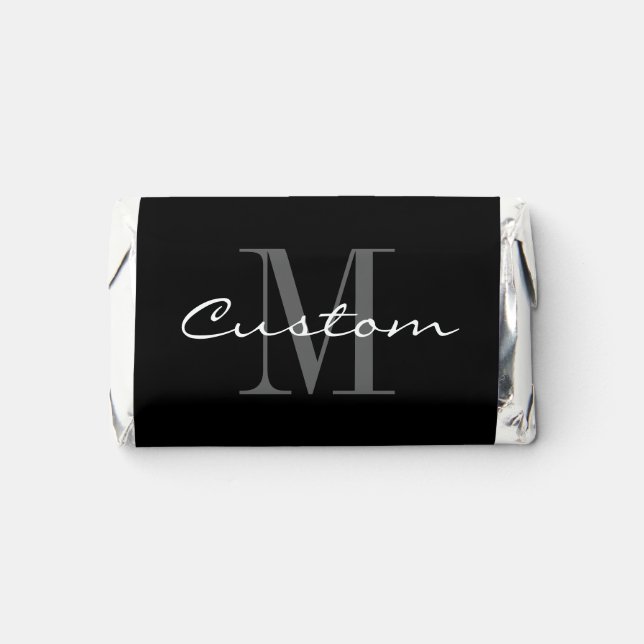 Custom monogram Hershey's Miniatures chocolates (Front)