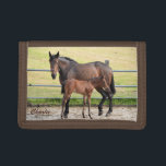 Custom monogram horse wallet<br><div class="desc">See my store for more horse items.</div>