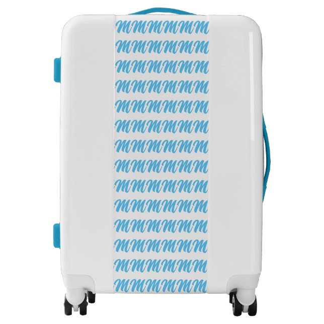 Custom Monogram Initial Pattern  Luggage (Front)