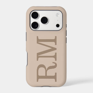 Custom Monogram Initial   Quiet Luxury Design iPhone 17 Pro Case