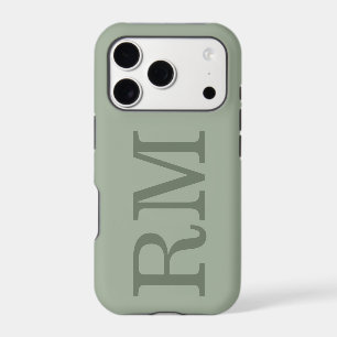 Custom Monogram Initial Quiet Luxury Design iPhone 17 Pro Case