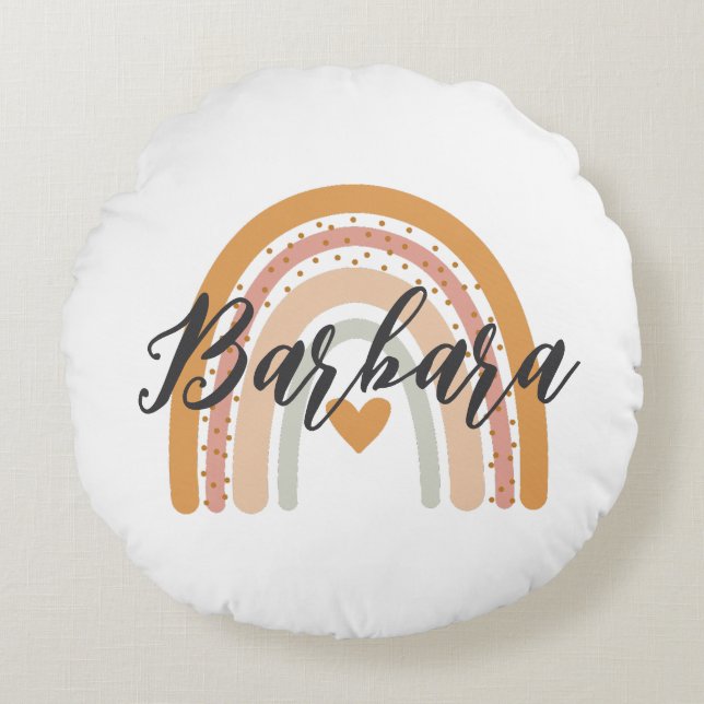 Custom Monogram Initial Throw Pillow (Front)