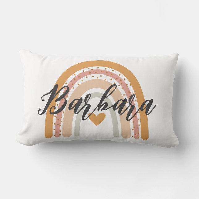 Custom Monogram Initial Throw Pillow (Front)