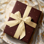 Custom Monogram Initials Gift Wrap Wrapping Paper<br><div class="desc">Custom, personalized, elegant, golden yellow monogram initials on chocolate dark brown, premium quality, gift wrap wrapping paper. Simply type in the initials / monogram of the person this gift wrap is for, to make this wrapping paper one-of-a-kind, and your gift truly special. Perfect for birthday, anniversary, graduation, valentines day, mothers...</div>