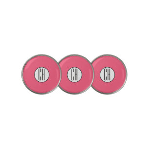 Custom Monogram Initials Golf Ball Marker