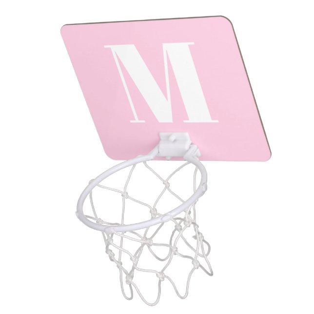 Baby Pink Mini Basketball Hoop