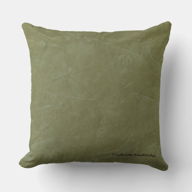 Custom Monogram Luxury Throw Pillow (Front)