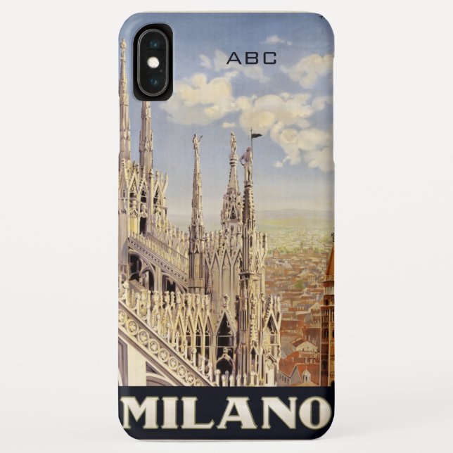 Custom monogram Milano (Milan) phone cases (Back)