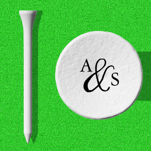 Custom monogram Minimalist Golf Tees