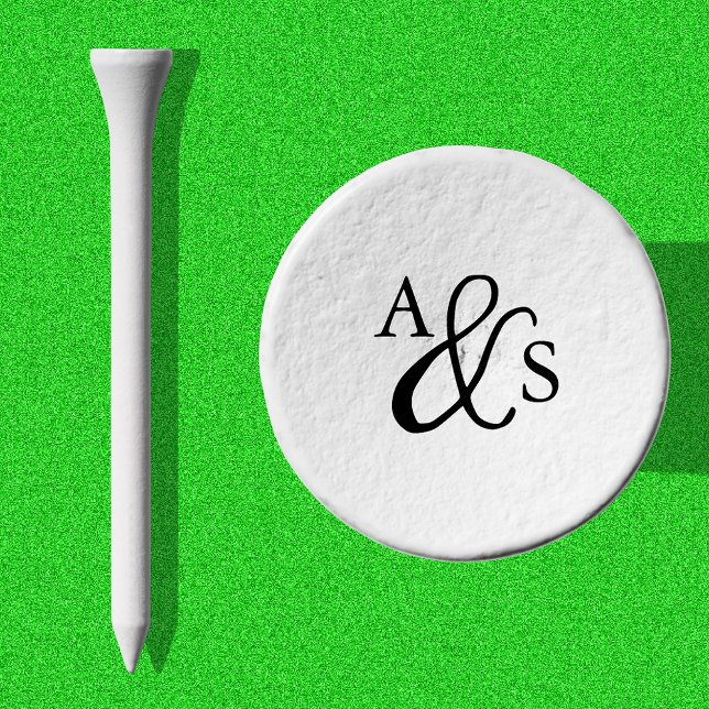 Custom monogram Minimalist Golf Tees (Creator Uploaded)