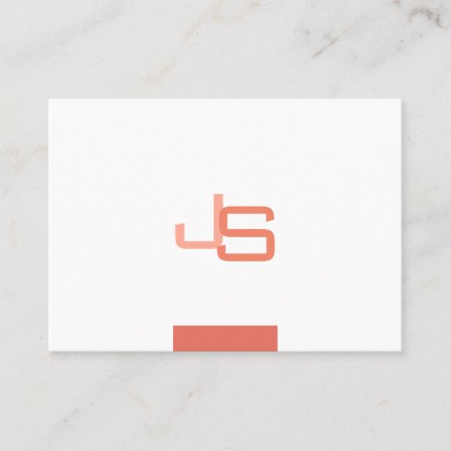 Custom Monogram Modern Elegant Template Business Card