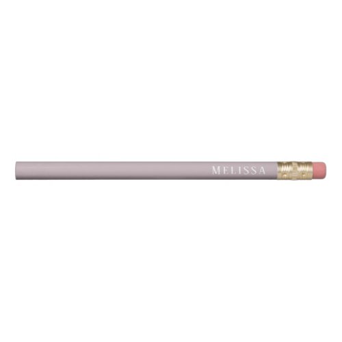Custom monogram modern mauve wrap  pencil