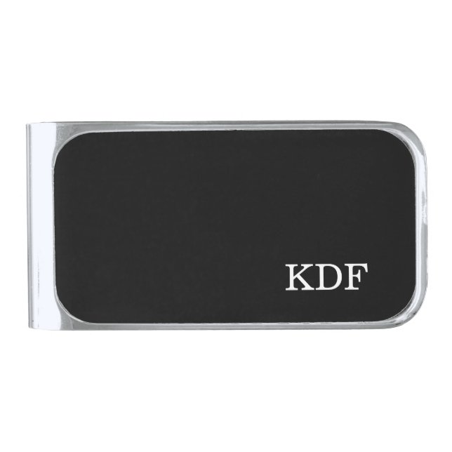Custom Monogram Money Clip (Front)