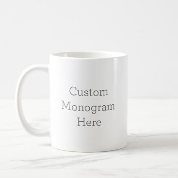 Custom Monogram Mug