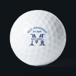 Custom Monogram Name Best Granddad by Par      Golf Balls<br><div class="desc">This unique golf head cover is special -- features a unique layering of the monogram -- look closely and you will see three colors, which gives it the feeling of depth. Personalized additionally with his first name -- and the message: Best Granddad by Par. Also would be perfect as father's...</div>
