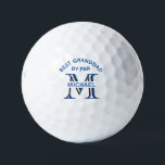 Custom Monogram Name Best Granddad by Par      Golf Balls<br><div class="desc">This unique golf head cover is special -- features a unique layering of the monogram -- look closely and you will see three colors, which gives it the feeling of depth. Personalized additionally with his first name -- and the message: Best Granddad by Par. Also would be perfect as father's...</div>