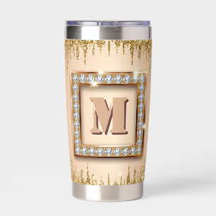 Custom Monogram Name Design ✨ Insulated Tumbler