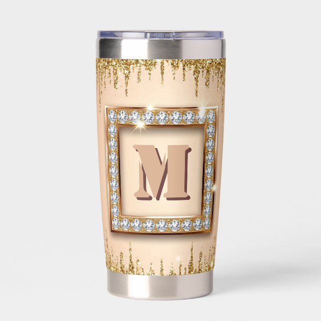 Custom Monogram  Name Design ✨ Insulated Tumbler (Back)