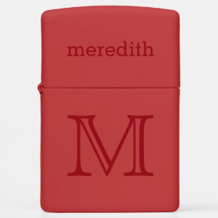 Custom Monogram & Name lighter