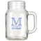Custom Monogram & Name Mason jars