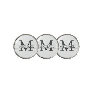 Custom Monogram Name Personalized Golf Ball Marker