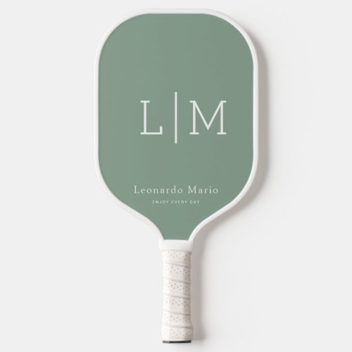 Custom Monogram Name  Pickleball Paddle