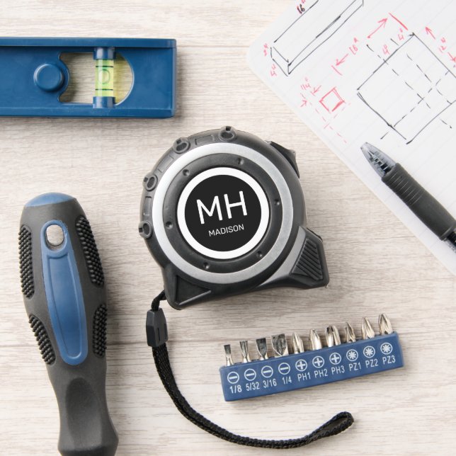 Custom Monogram & Name Tape Measure (Workshop)