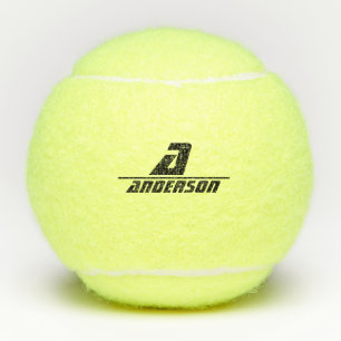 Custom monogram & name tennis balls