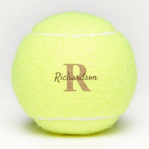 Custom Monogram Name Tennis Balls