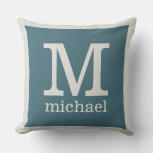 Custom Monogram & Name throw pillows