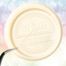 Custom Monogram Name Wedding
