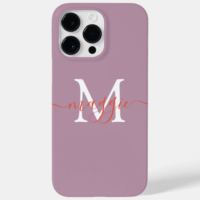 Custom Monogram Phone Case – Personalized (Back)