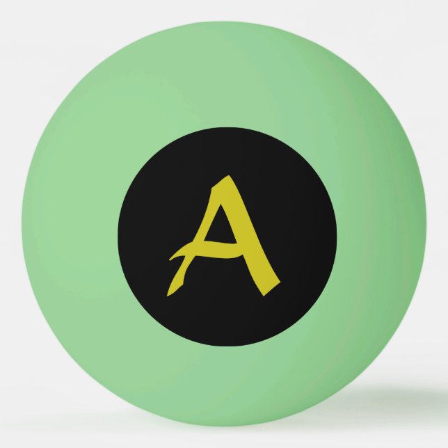 CUSTOM MONOGRAM Ping Pong Ball (Front)