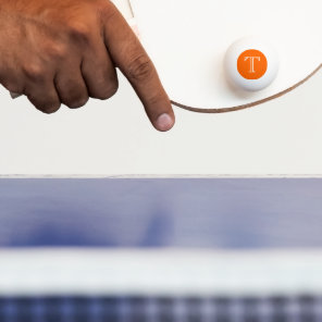 Custom Monogram Ping Pong Ball